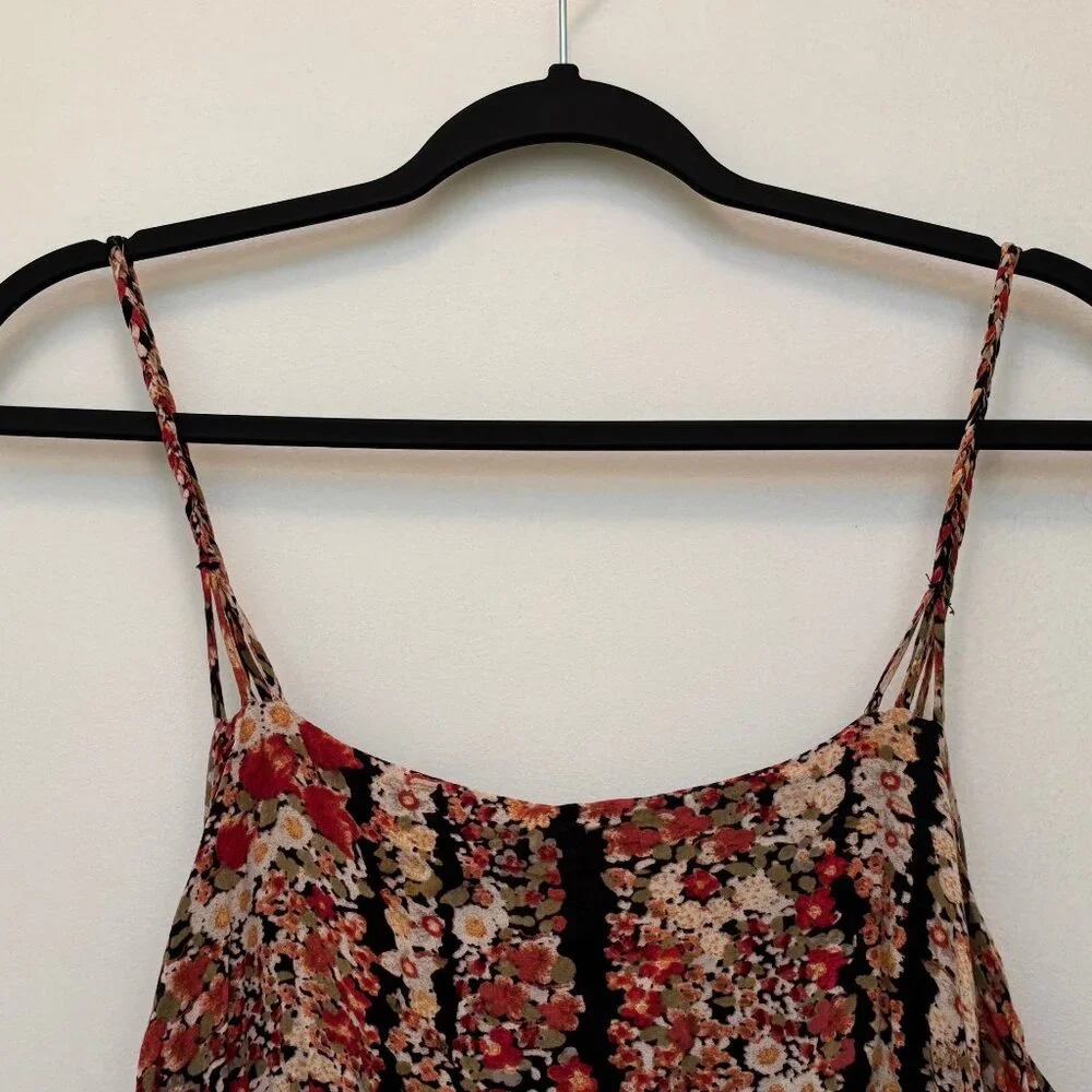 FREE PEOPLE sleeveless maxi floral dress S 4/6 - Picture 4 of 7
